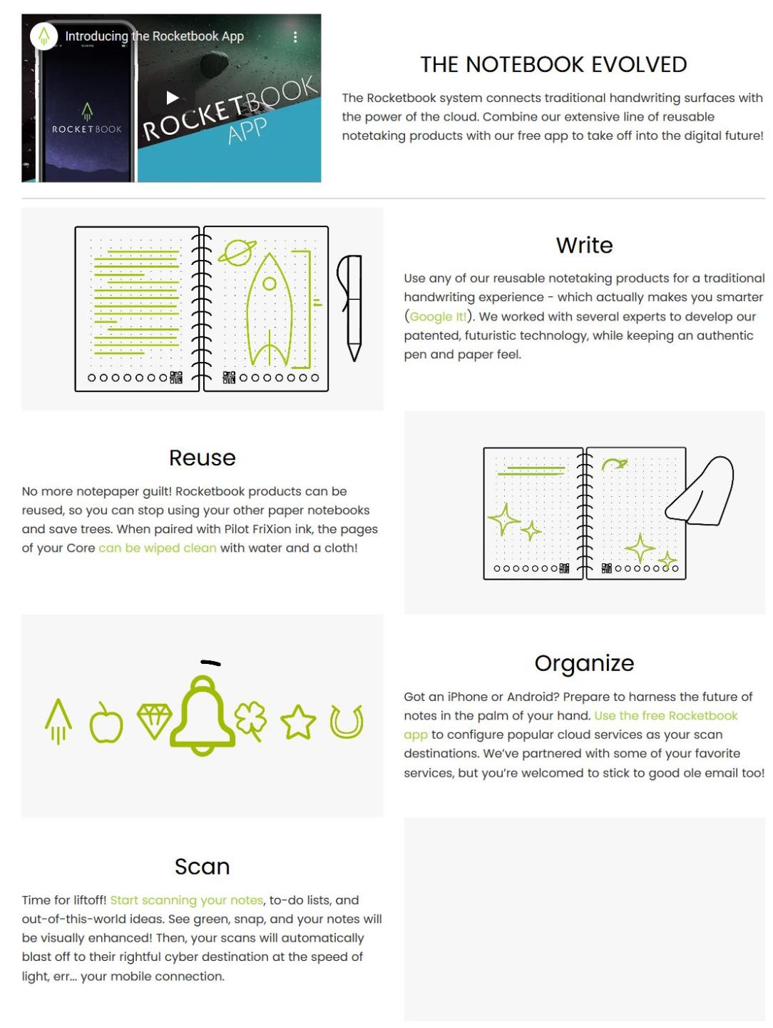 Rocketbook NoteTaking Oxnard College